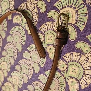 Vintage Coach New York City Brown Leather Belt